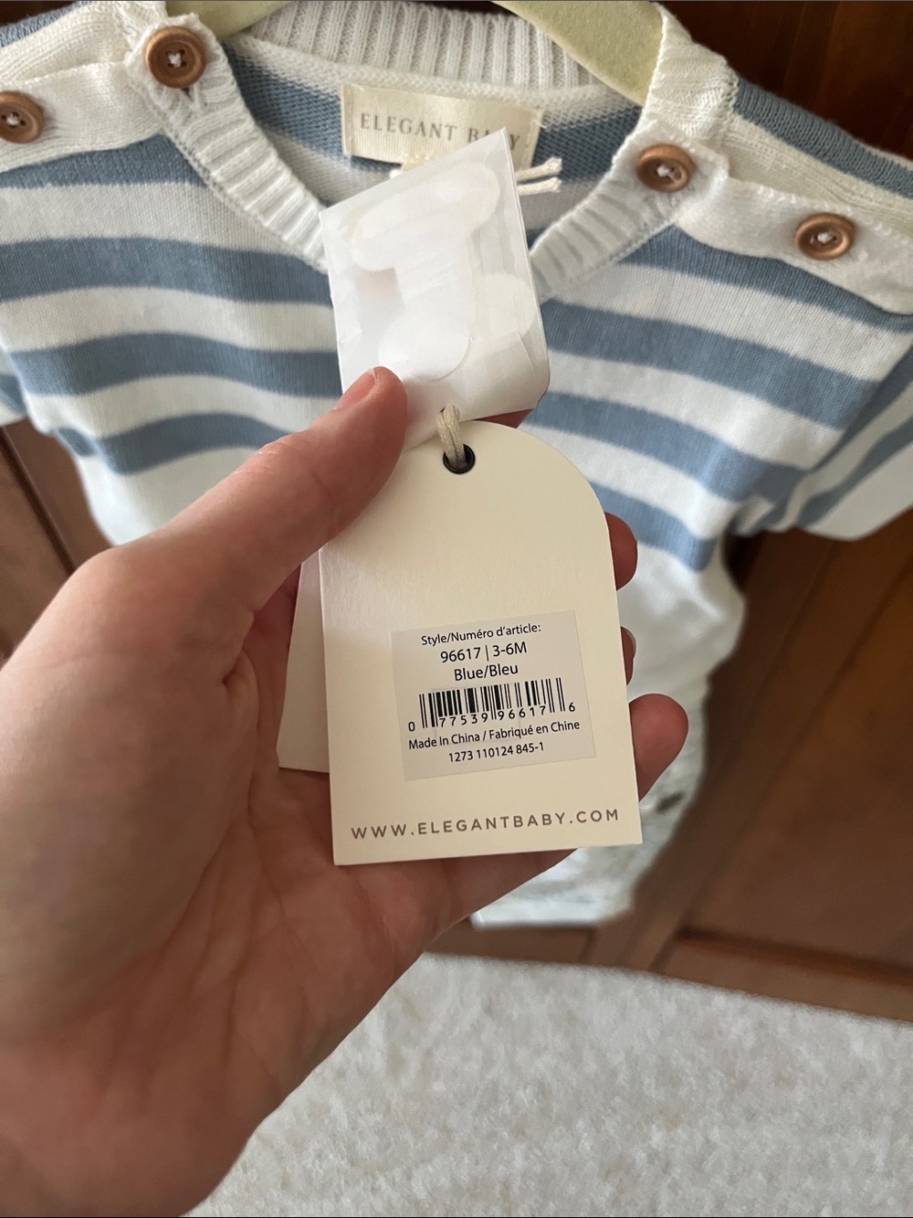 Elegant Baby Blue Stripe Nautical Kids Matching Set Knit Adventure Cargo Sz. 3-6 - Picture 5 of 15